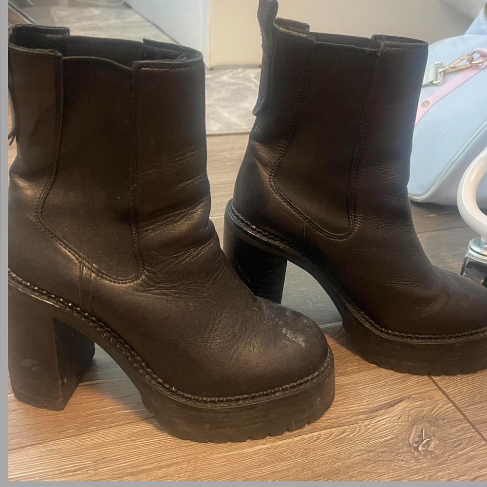 Black Aqua Booties